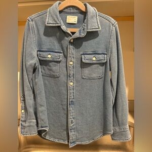 J. Crew Kids Light Denim Blue Button-Down Shirt